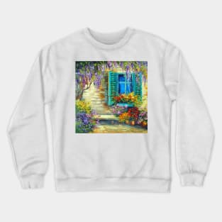 Wisteria by the window Crewneck Sweatshirt